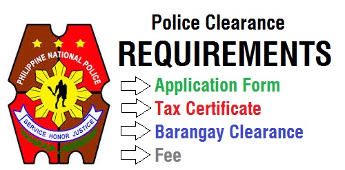 requirements for police clearance