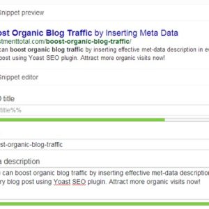 boost organic blog traffic rich snippet