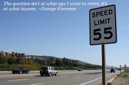 retire at 55 on a nice road