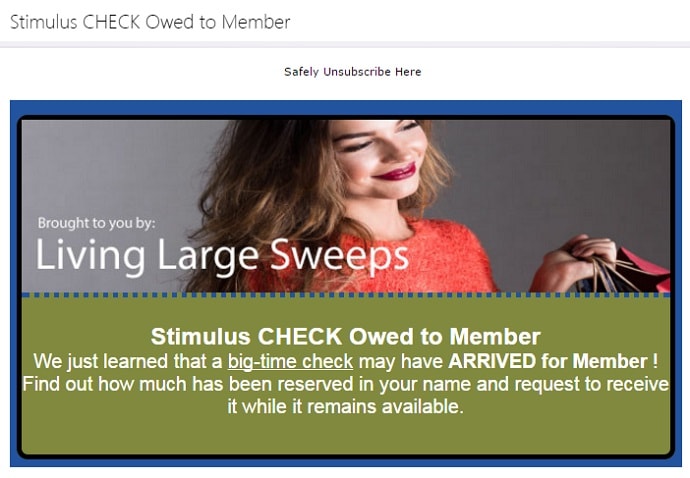 Living Large Sweeps Stimulus Check Owed to Member-min