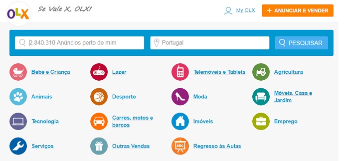 OLX Portugal Categories