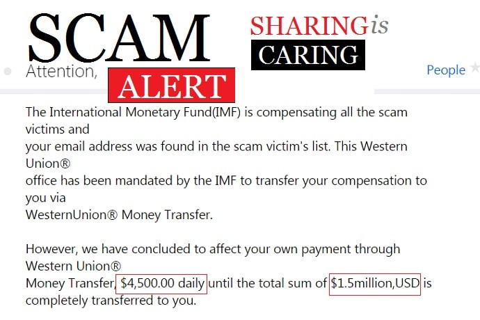 Scam Alert: International Monetary Fund(IMF) is Compensating All Scam Victims