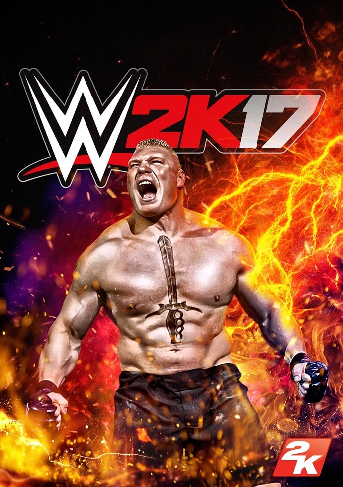 WWE 2K17 Cover Superstar Brock Lesnar