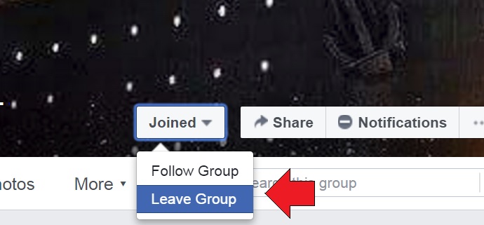 How to Leave Facebook Group