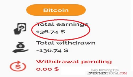 Bitcoin Trading Profit in My Online Investments (See Proof)