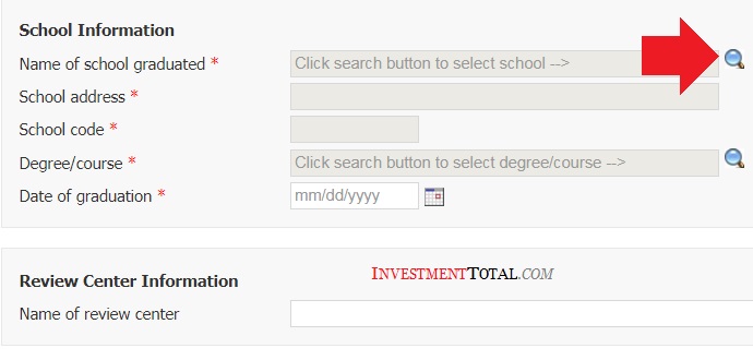 PRC Online Registration For Licensure Examination - Online Application