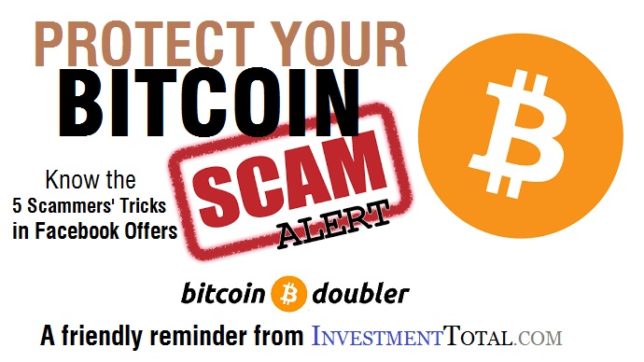 5 Scammers' Tricks in Facebook Offering to Double Your BitCoin