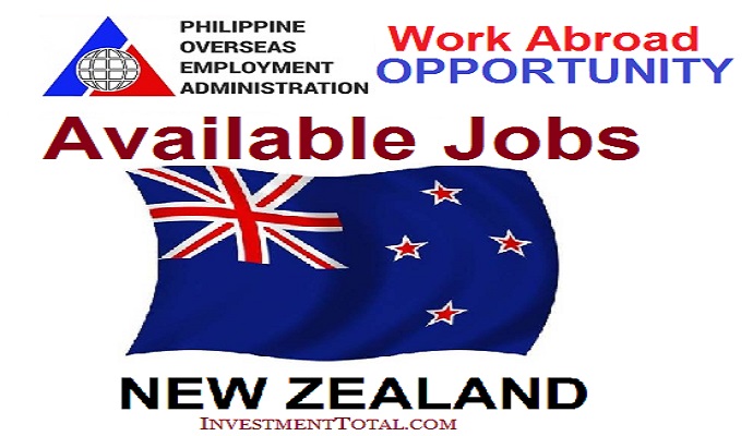 jobs in new zealand poea