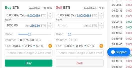 etn coin kucoin