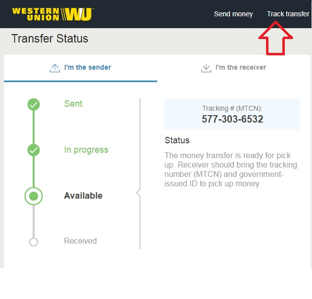Where is the mtcn number on a western union receipt How To Track Your Money Transfer In Western Union