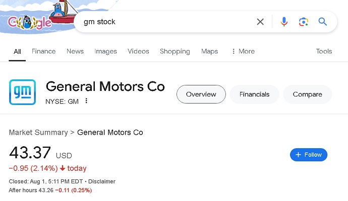 GM Stock Dividend