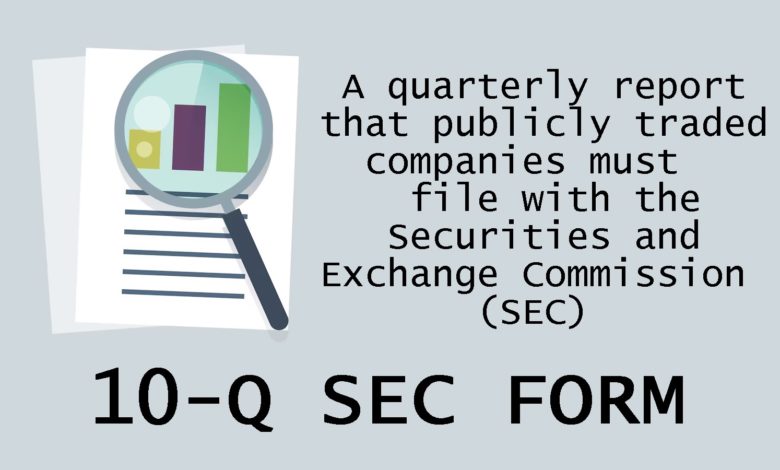 10-Q SEC Form